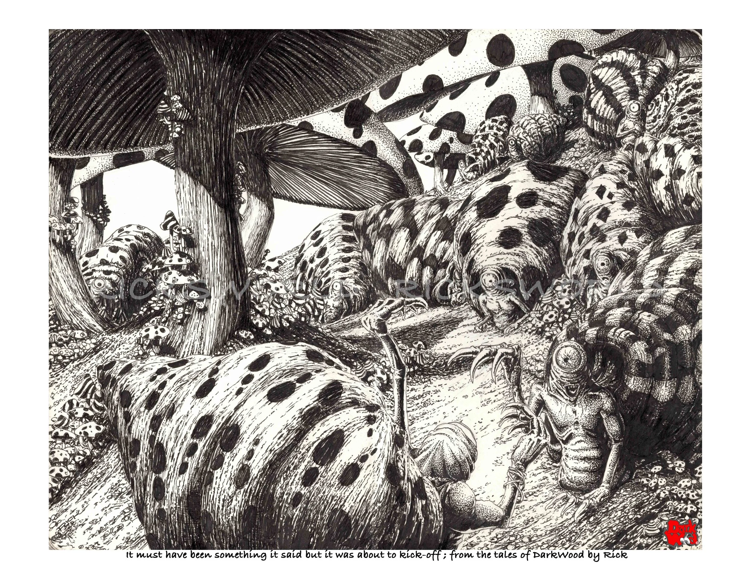 It must have been something it said but it was about to kick-off. (Micron - ink) code DW066