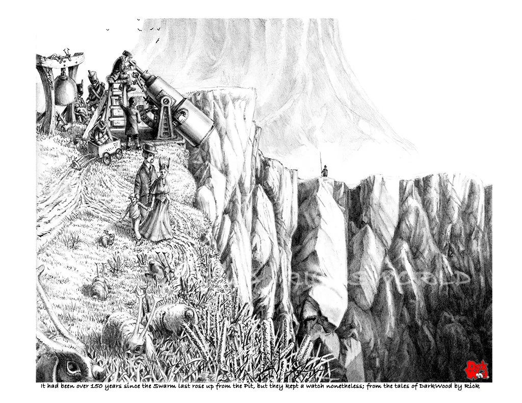 t had been over 150 years since the Swarm last rose up from the Pit,  but they kept a watch nonetheless.  (Pencil). Code DW045
