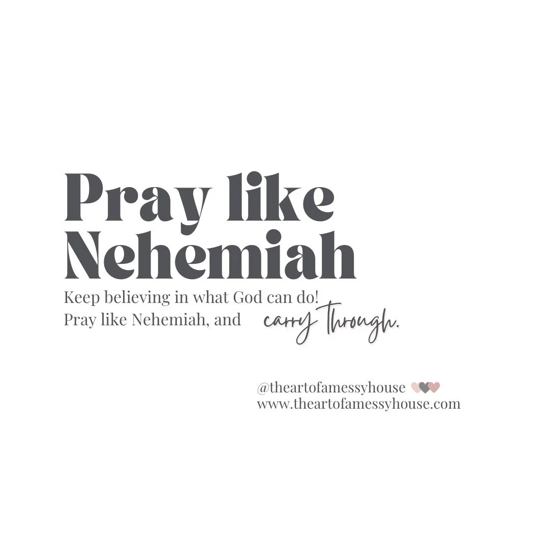 PRAY LIKE NEHEMIAH