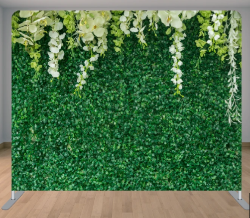 Boxwood with Flowers