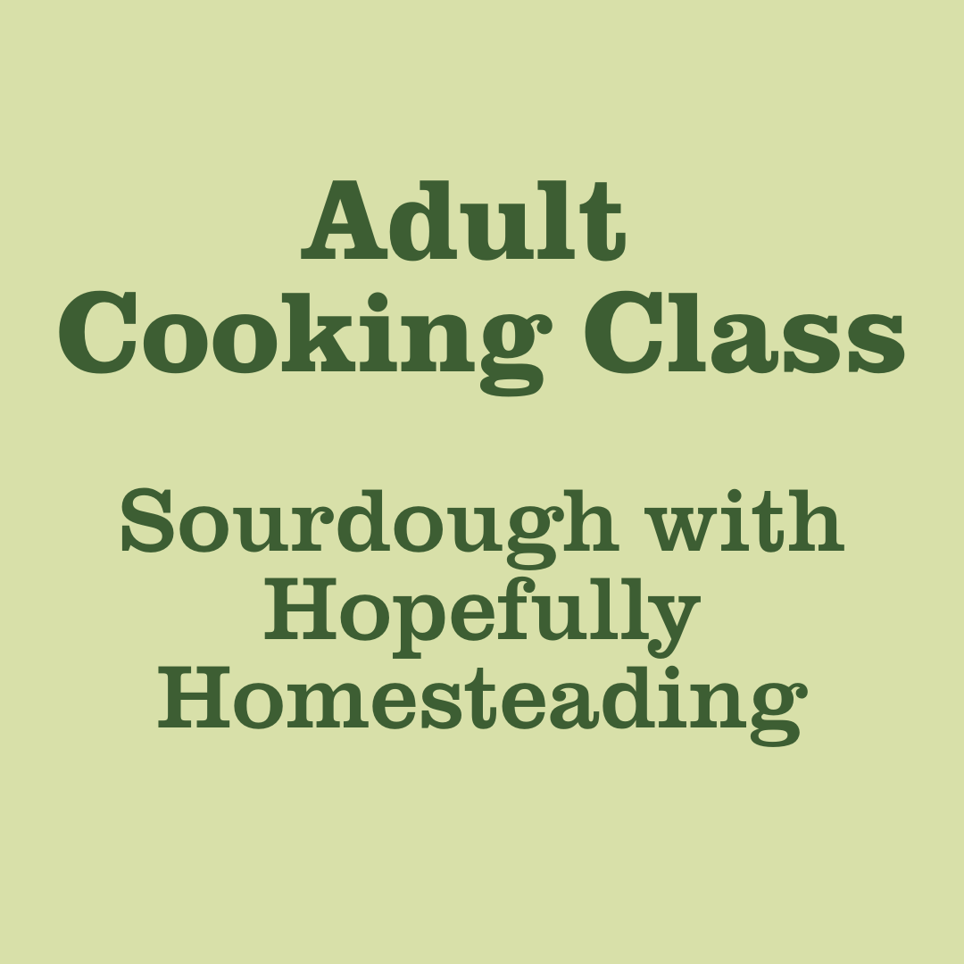 Adult Cooking Class: Starting Sourdough with Hopefully Homesteading