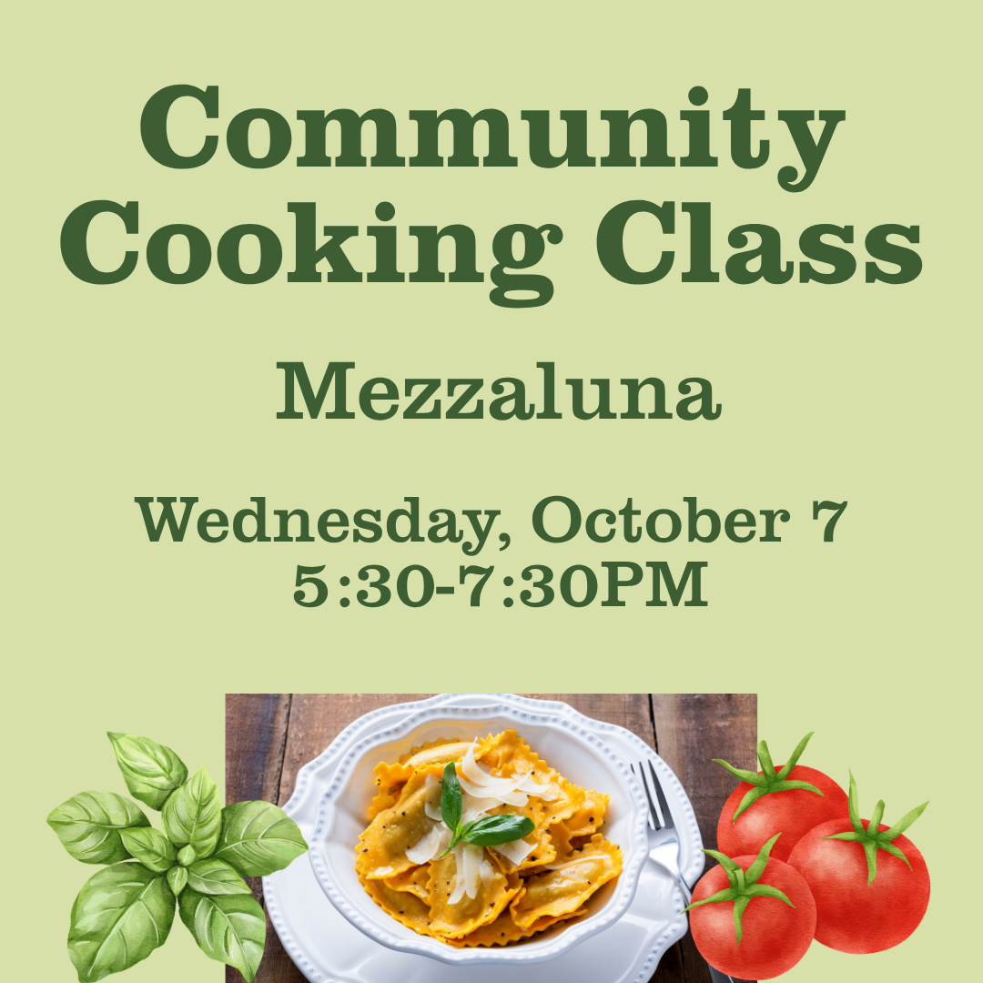 Community Cooking Class: Mezzaluna