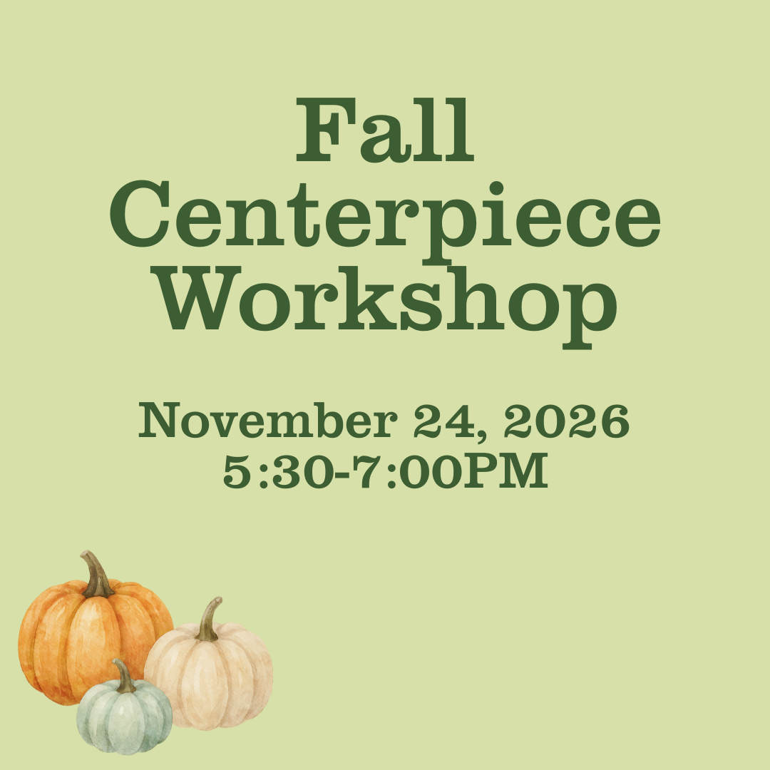 Fall Holiday Centerpiece Workshop
