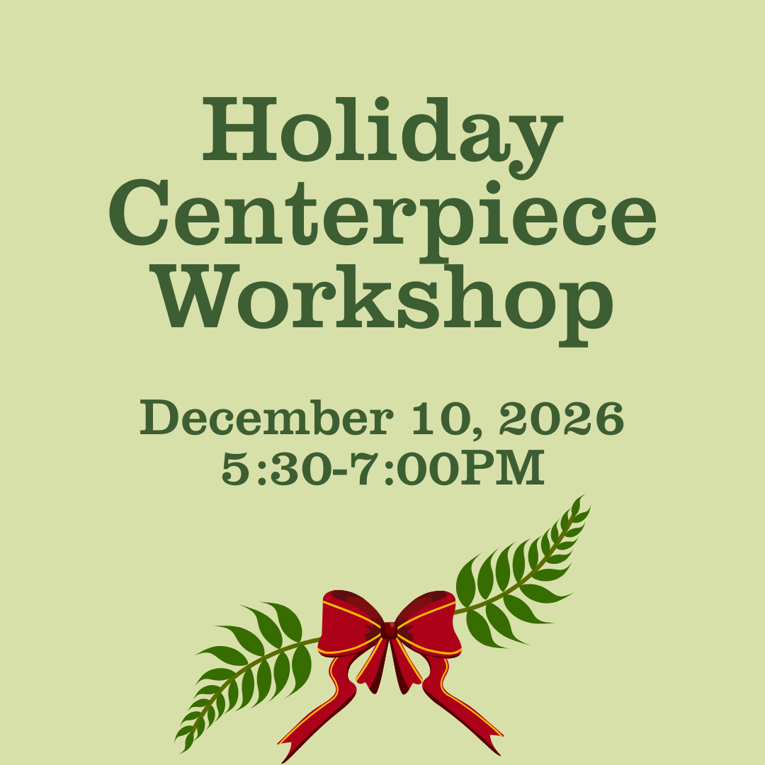 Winter Holiday Centerpiece Workshop