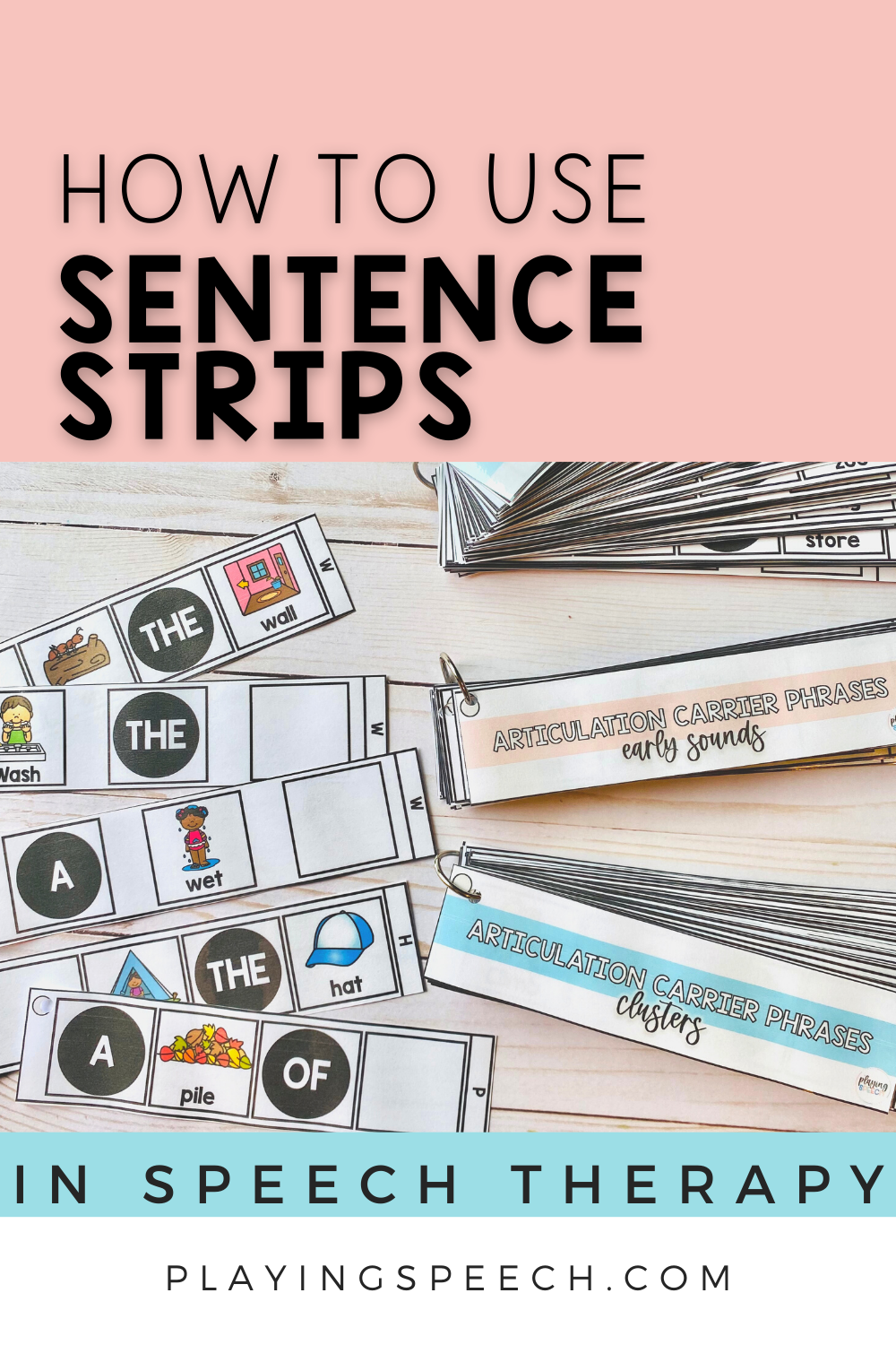 speech therapy sentence structure activities
