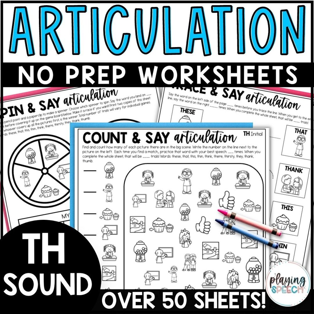 SH Final Words - Articulation Therapy FREEBIE (Print & Go)