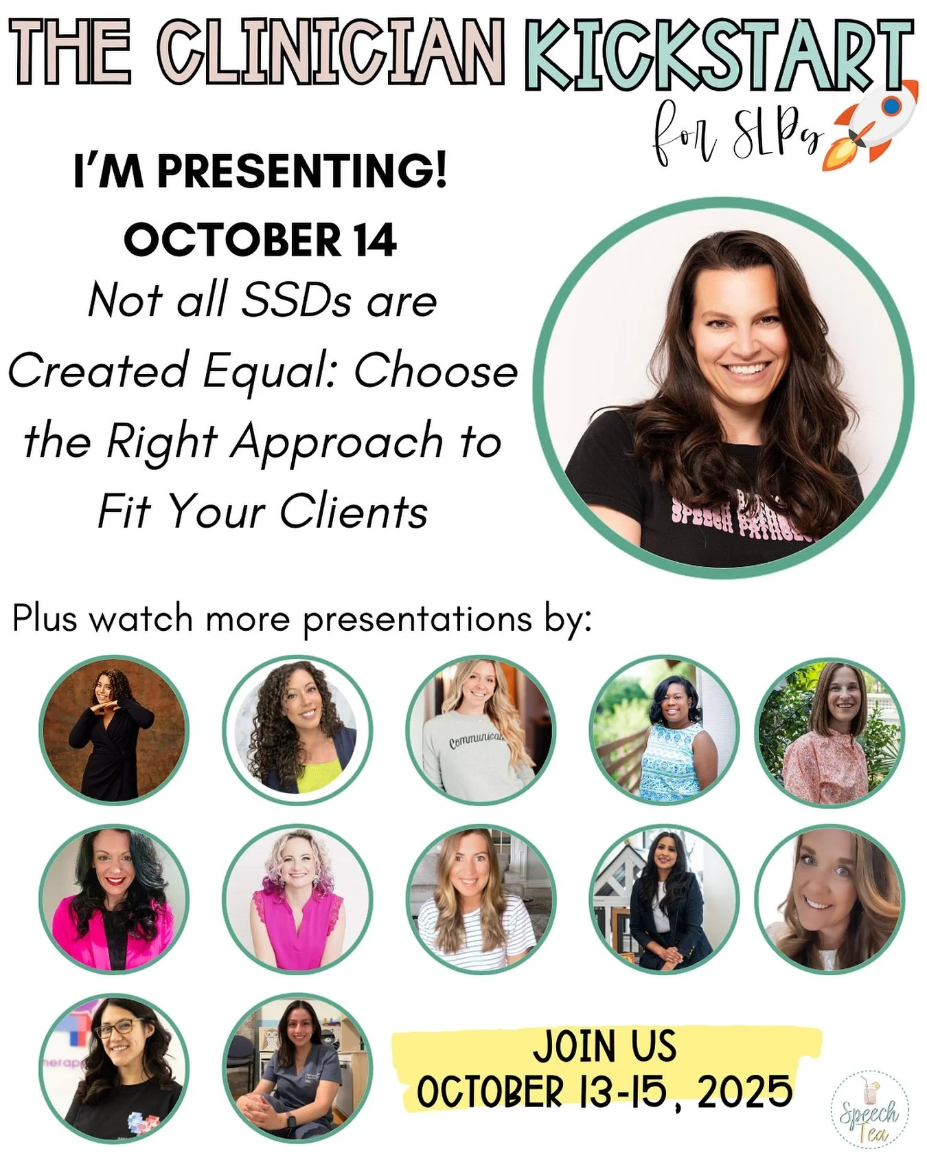I&rsquo;m so excited to be speaking at The Clinician Kickstart!&nbsp;

This 3-day virtual event aims at bridging the gap between classroom and caseload. You&rsquo;ll hear from myself and other experienced SLPs who will share the strategies, tools, an