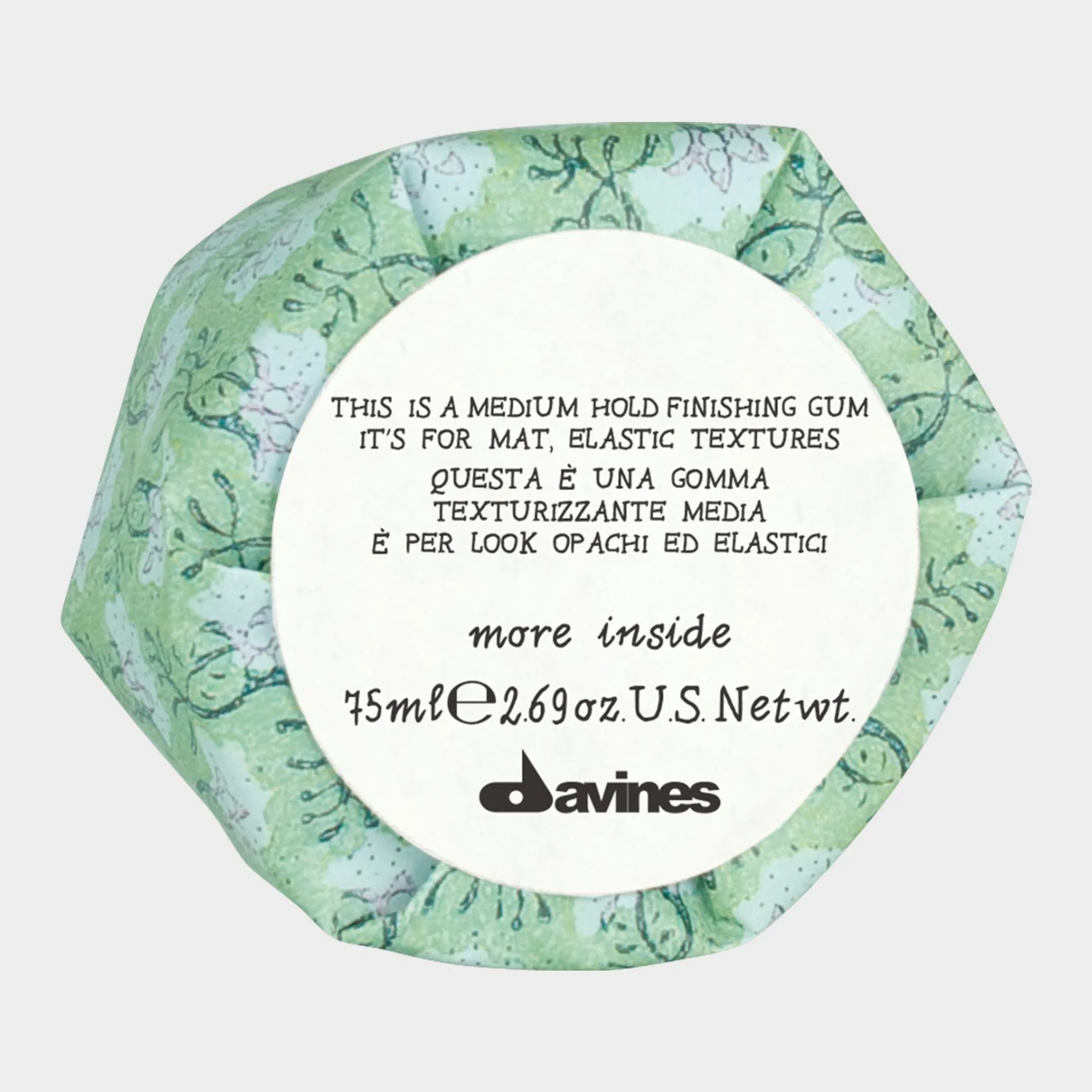 This Is A Medium Hold Finishing Gum