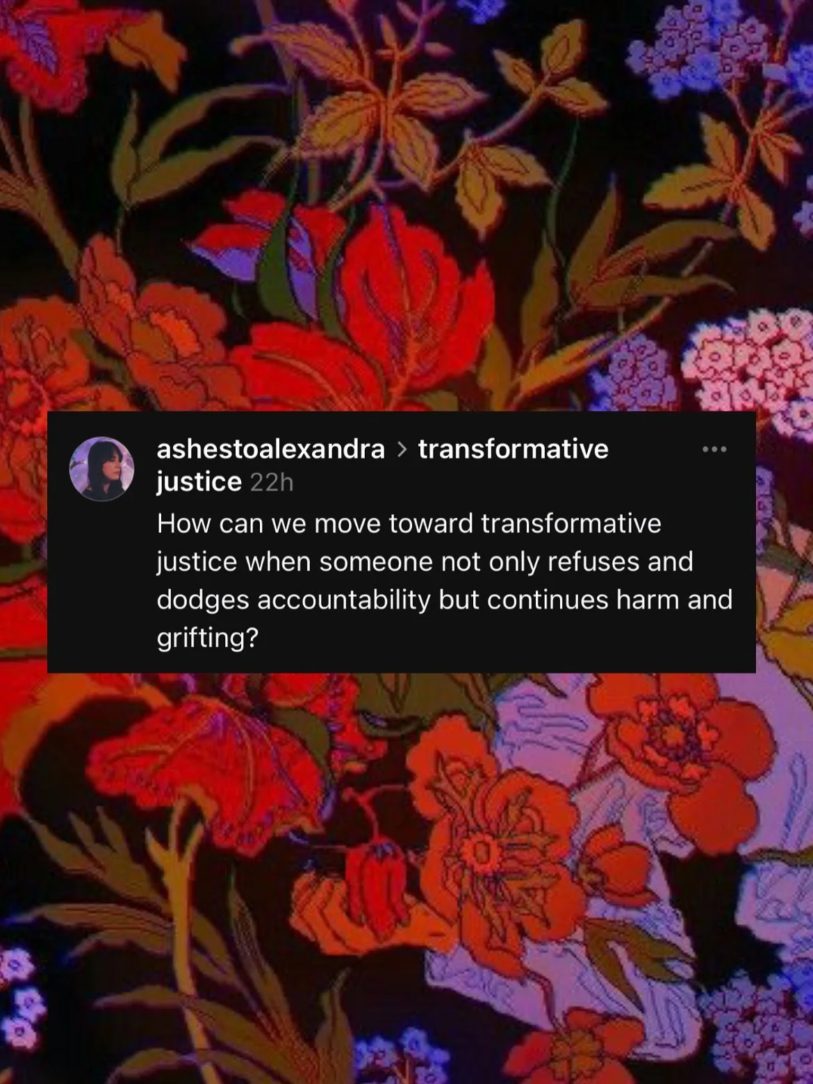 I opened this conversation in Threads and want to bring it here. A lot of people seem to be having these conversations and collective questions&hellip; i see content on it all the time and yet we see the continued harm, abuse, and grift of colonialis