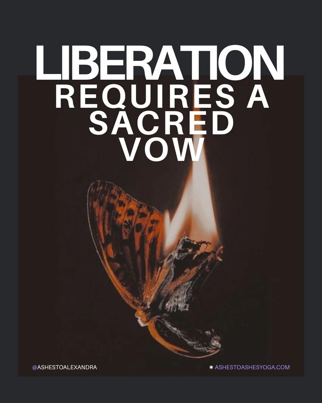 𝕃𝕚𝕓𝕖𝕣𝕒𝕥𝕚𝕠𝕟 𝕊ā𝕕𝕙𝕒𝕟𝕒

Liberation is the deepest, darkest, testing, most soul-expanding, spiritual, Heart-led direction we can choose in this life time.

Liberation will always be a holistic path and practice; physical, spiritual and men