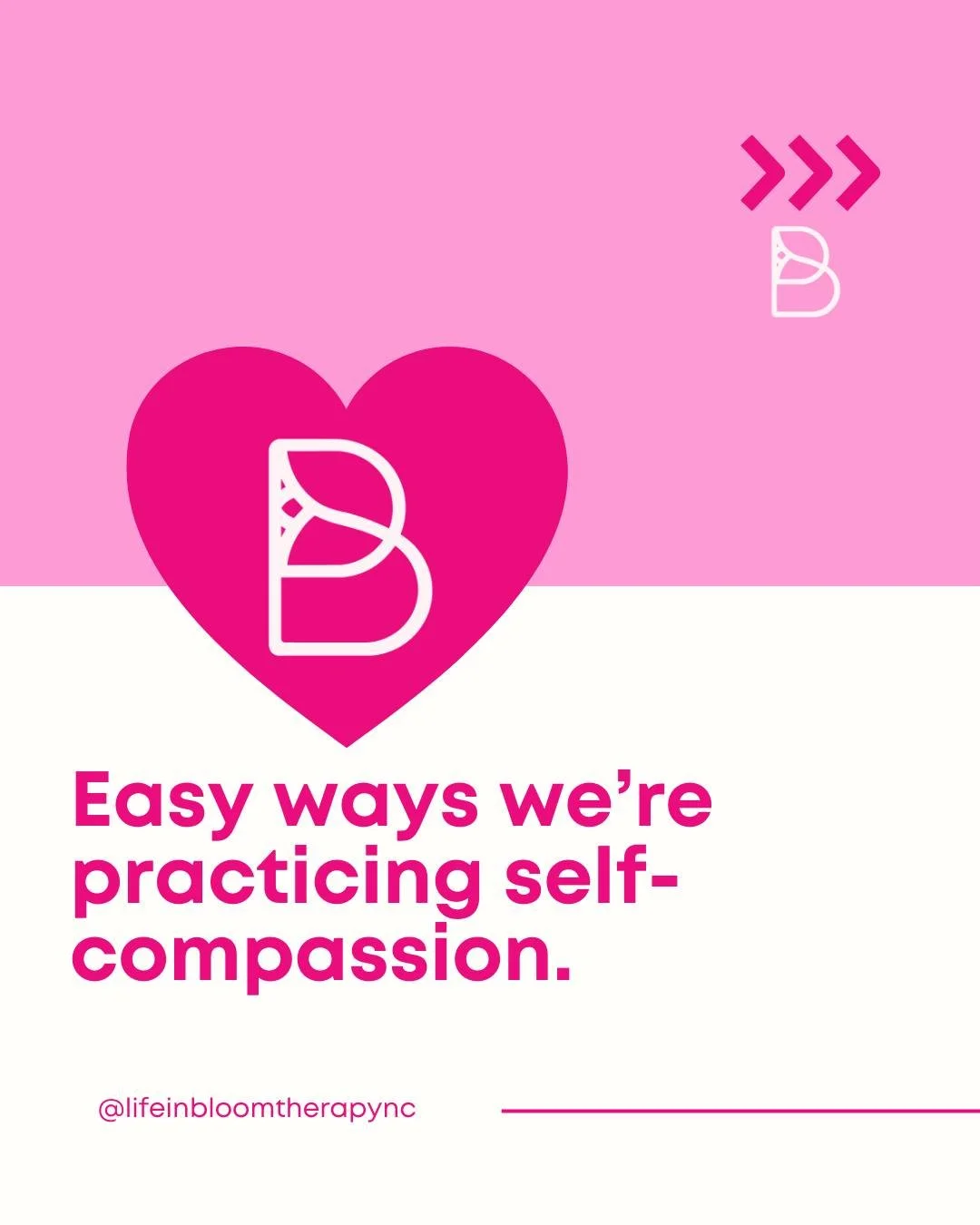 Self-compassion isn't just a feeling&mdash;it&rsquo;s an intentional practice of coming home to yourself with kindness. 🕊️✨

We love breaking self-compassion down into three simple shifts: 
🧠 Think: Trading the "inner critic" for the voic