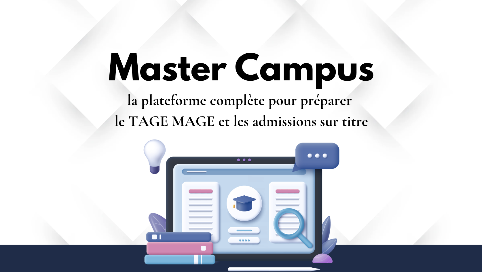 Master Campus : la plateforme complète pour préparer le TAGE MAGE et les admissions sur titre