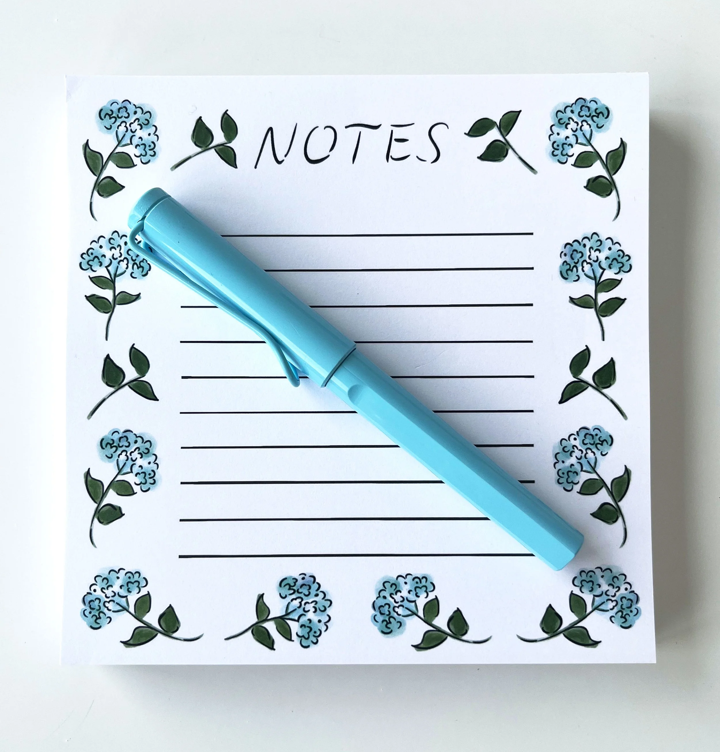 Hydrangea Notepad photo 2.jpg