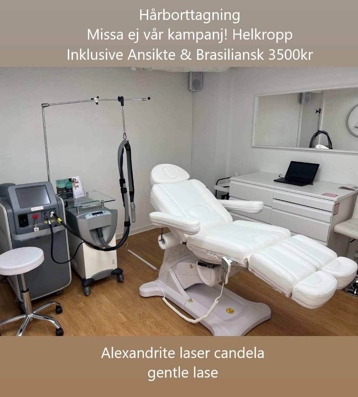 Vill du bli av med o&ouml;nskad h&aring;rv&auml;xt f&ouml;r gott?

GentleLase passar f&ouml;r att ta bort o&ouml;nskad h&aring;rv&auml;xt p&aring; alla delar av ansiktet och kroppen. kom och testa v&aring;r behandling helt gratis ! 

✔CANDELA GENTLE 