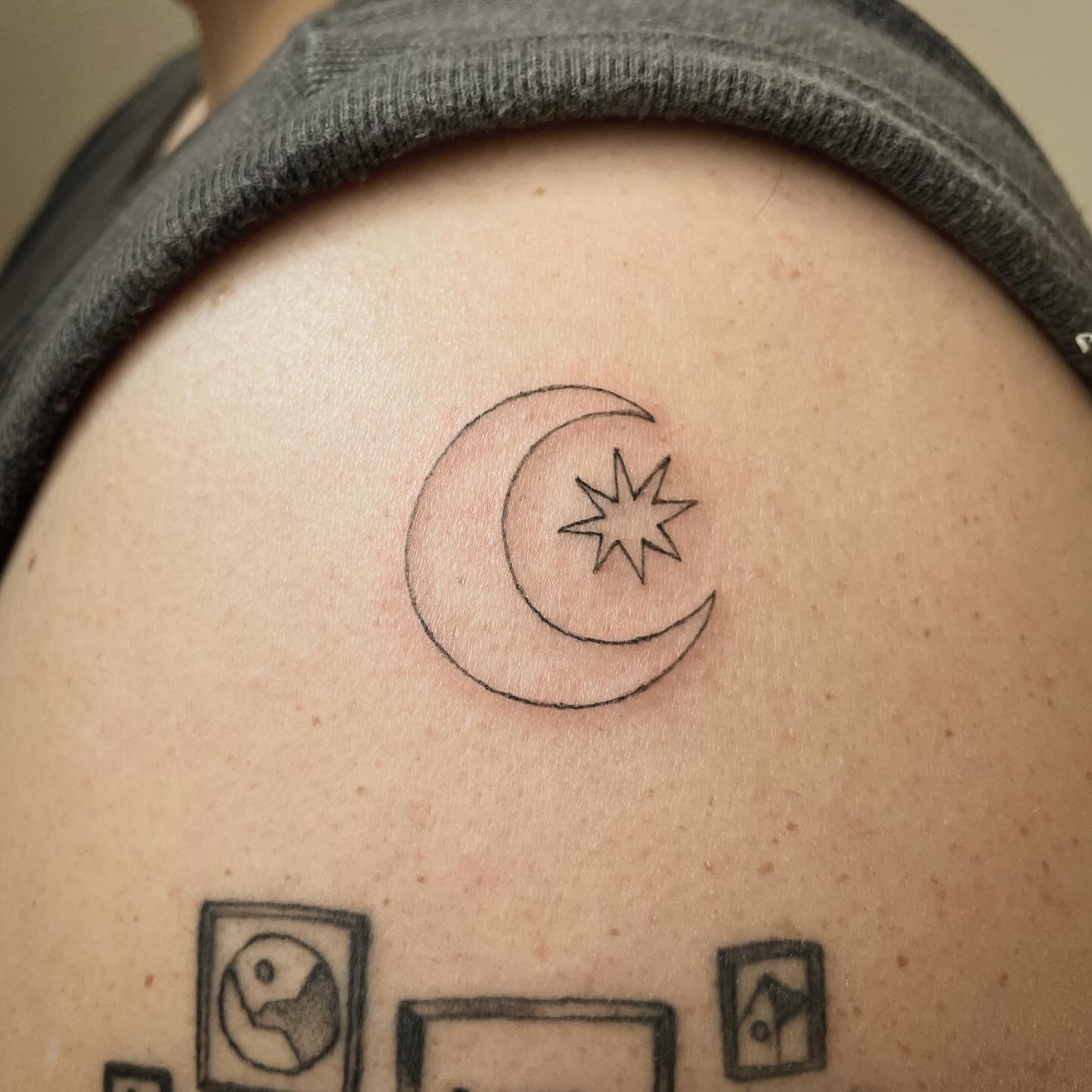 just feeling really greatful for every single person who has come to me for a tattoo. after being a graphic designer for 15 years and working behind a computer, one of the reasons i wanted to start tattooing is to build community in real life in this