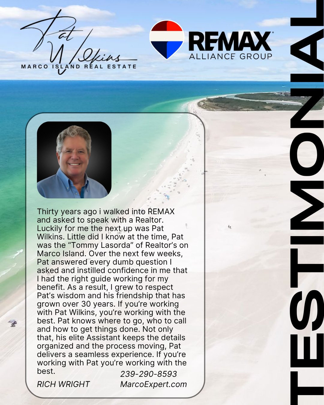 Thank you, Rich Wright, for the fantastic testimonial and the opportunity to represent you in the sale of your home at 1885 Woodbine Court 🏡. It&rsquo;s been an absolute pleasure working with you&mdash;and more importantly&mdash;knowing you for over