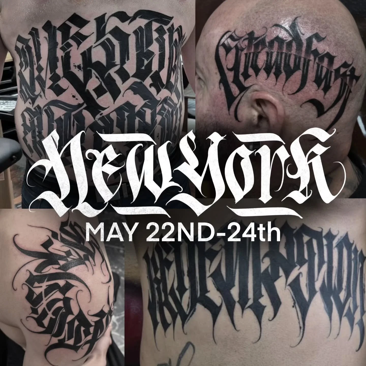 **NYC** 
Hey guys I'll be back in New York City tattooing May 22nd-24th. I have all 3 days available so dm me or email me at Aaron@diaztattoos.com to book an appointment.