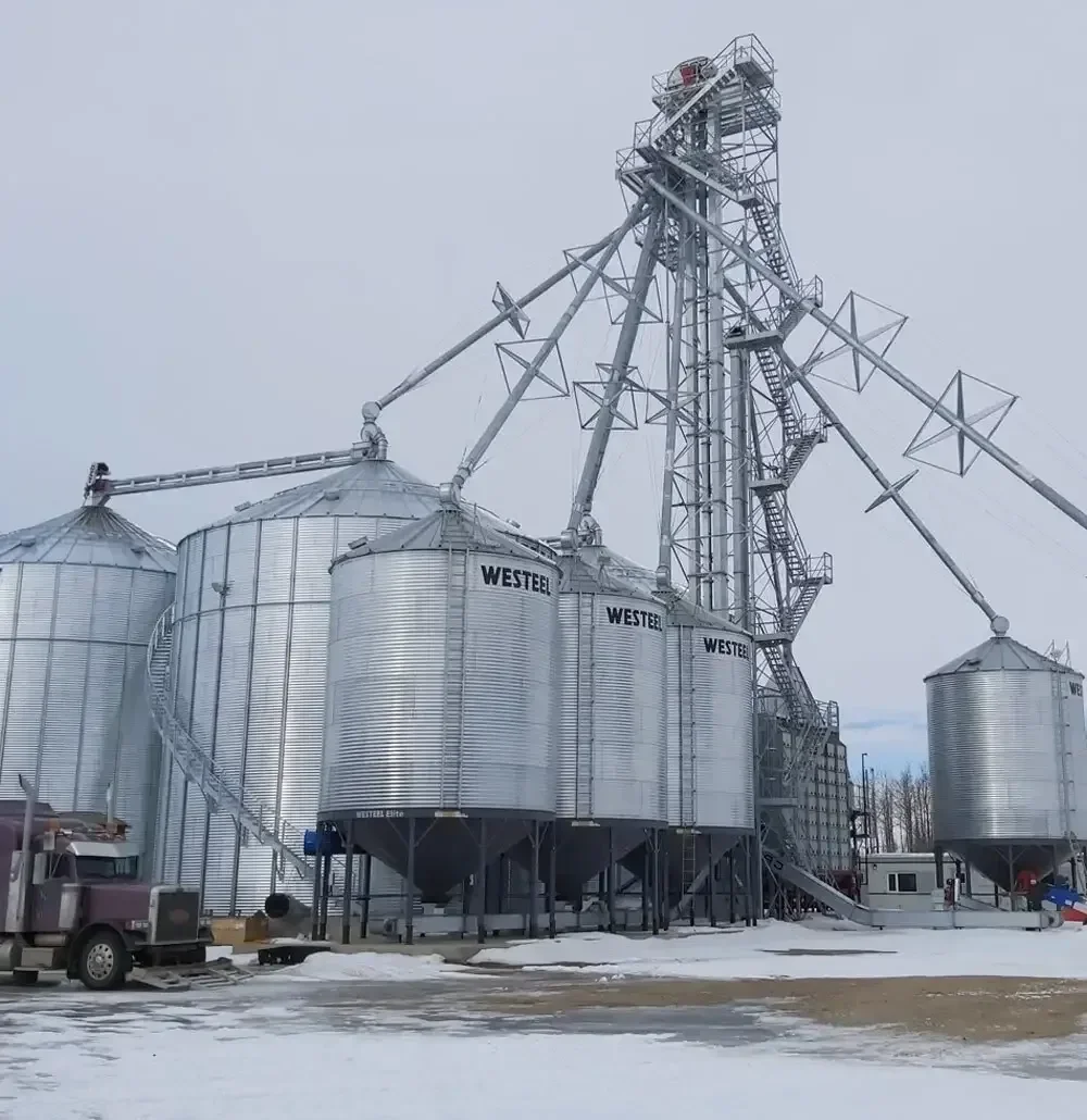 Wall Grain Bins