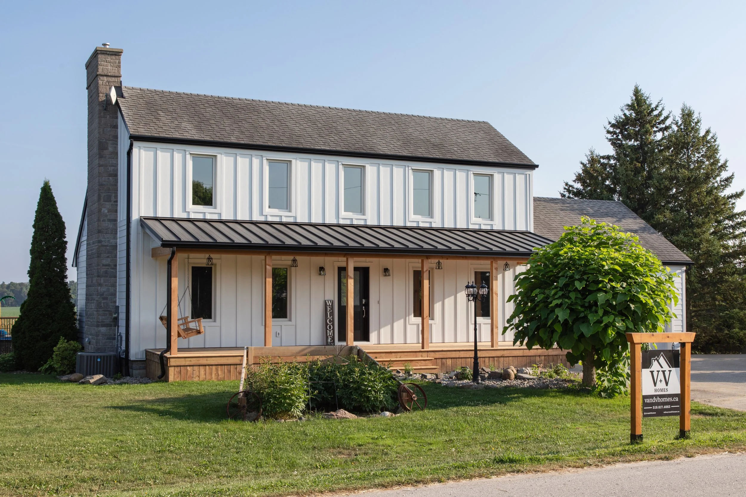 Exterior Renovation - Mossley Modern Farmhouse