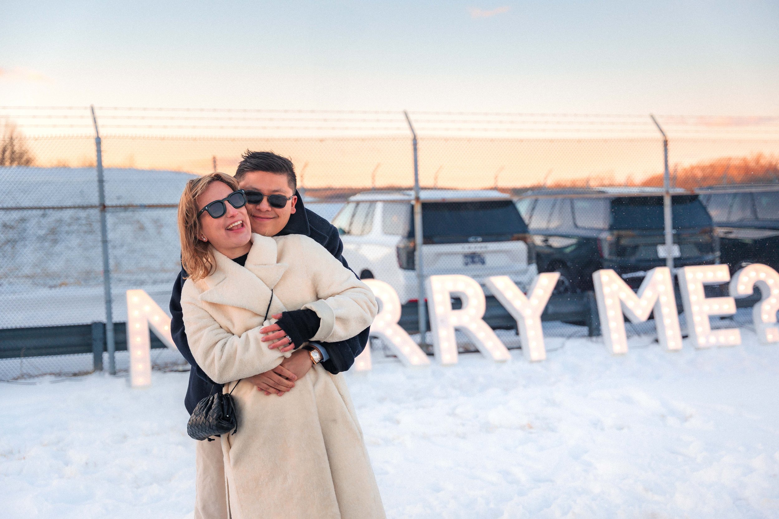 Wings Air helicopter engagement photography by Matt Ritchie