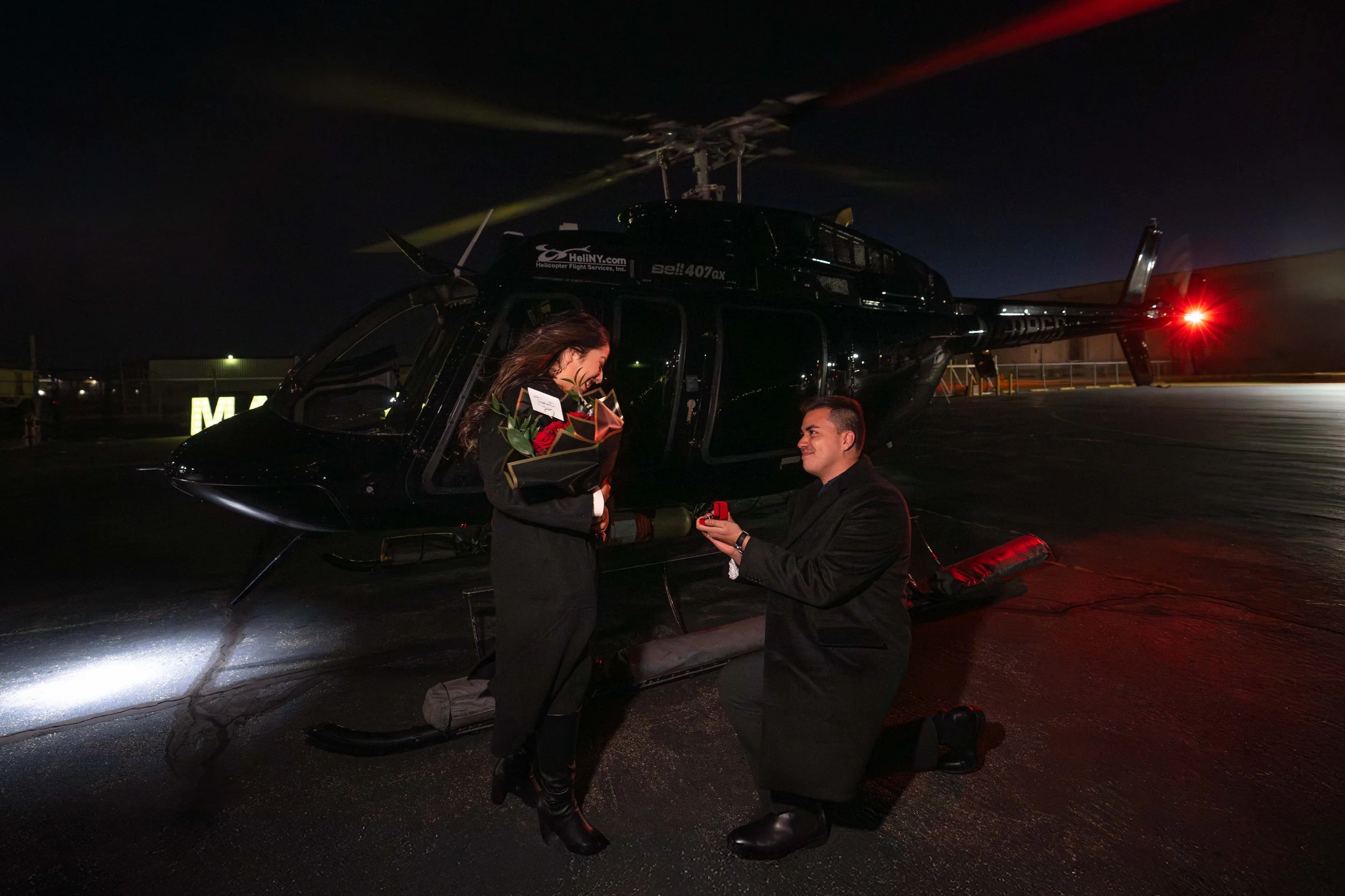 HeliNY helicopter engagement photography by Matt Ritchie