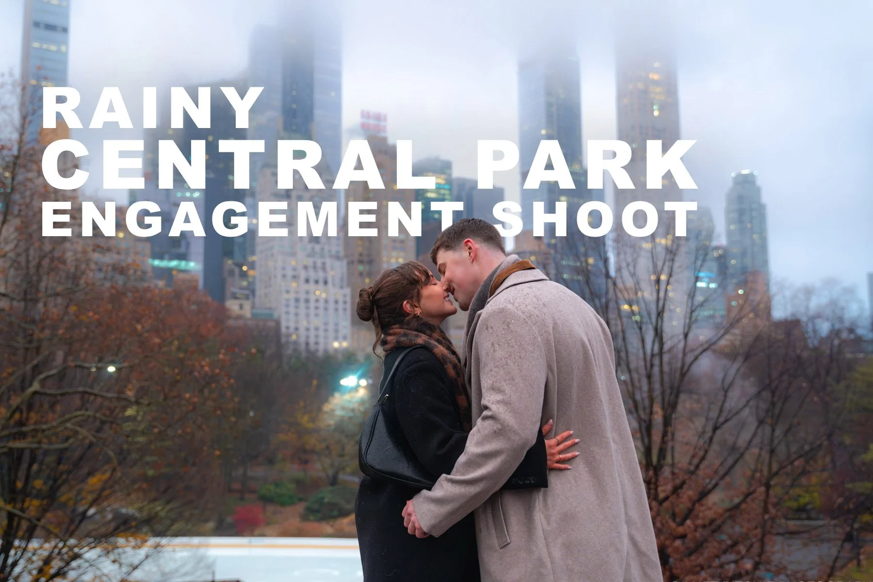 Central Park Engagement Shoots in the Rain: Why Weather Does Not Decide the Magic