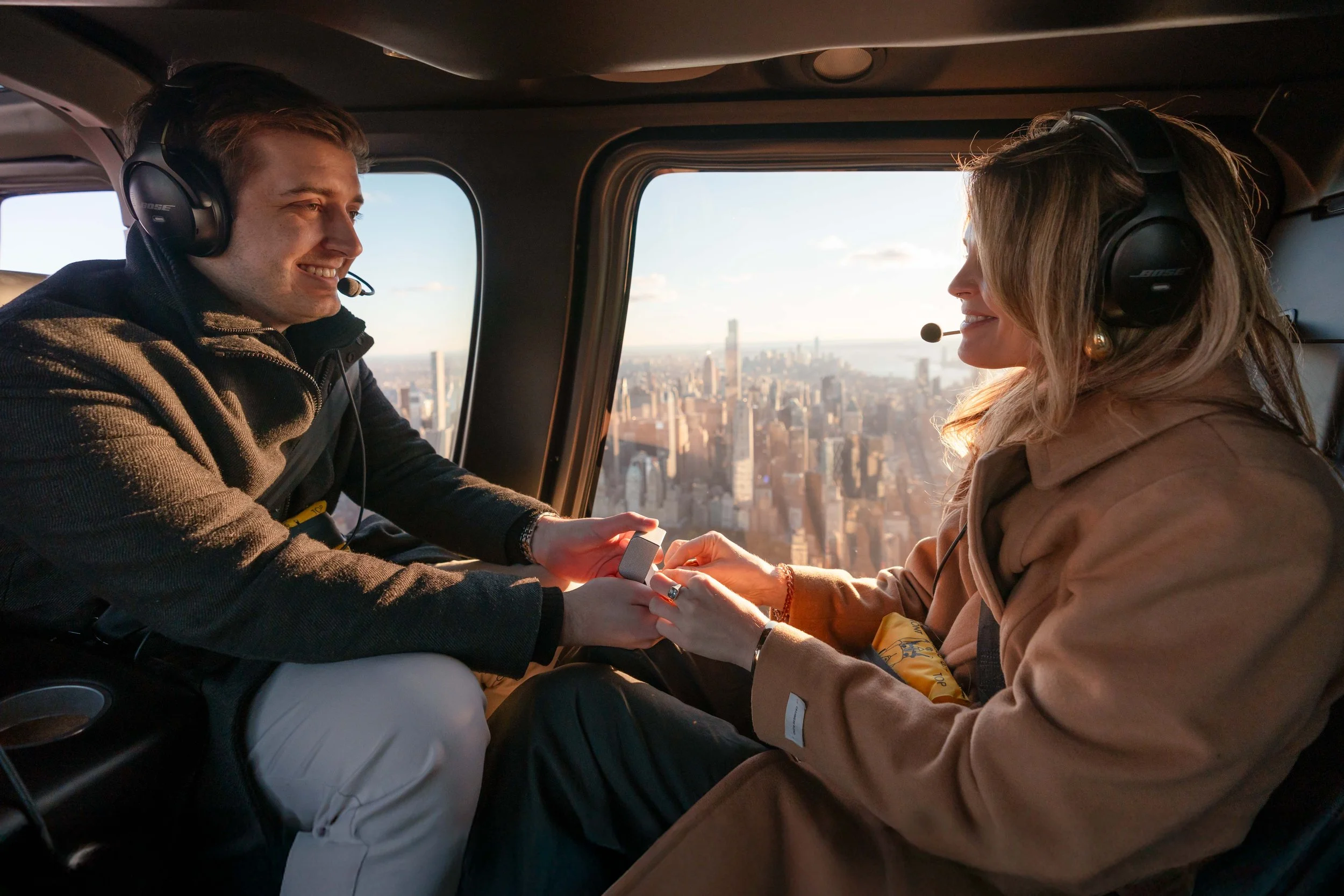 HeliNY helicopter engagement photography by Matt Ritchie