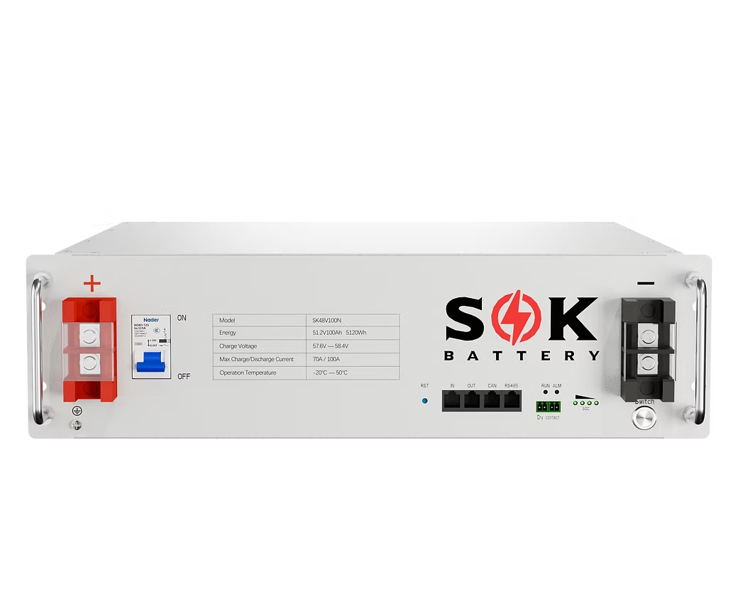 SOK 48V 5,12 kWh Rackbatteri 3U – Bluetooth & Self-Heating — Nordic ...