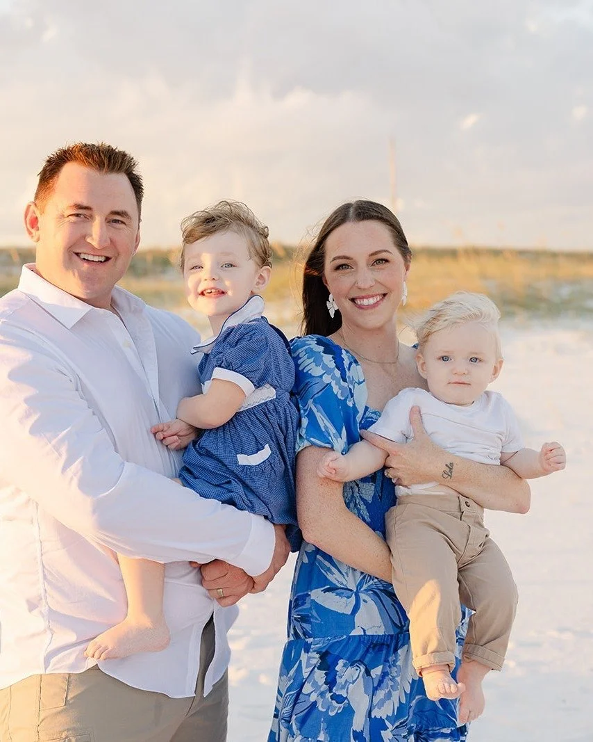 Your kids won&rsquo;t remember the poses &mdash;
but they&rsquo;ll remember how this felt 🤍
Which image is your favorite? 👇

#familybeachphotographer #gulfcoastphotographer #gulfcoastfamilies #orangebeachfamilyphotographer  #pensacolaphotographer #