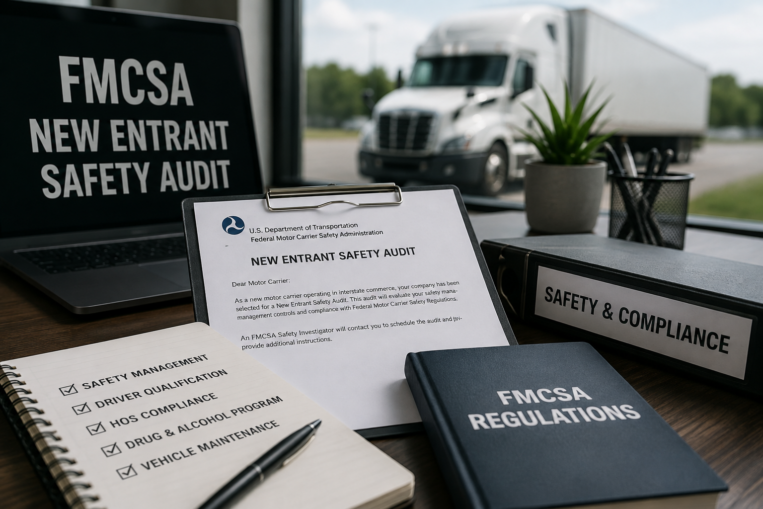 ¿Qué sucede durante una Auditoría de Seguridad para Nuevos Participantes de la FMCSA?