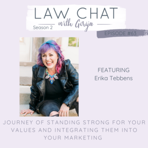 Episode 63 Journey of Standing Strong for your Values and Integrating Them into your Marketing