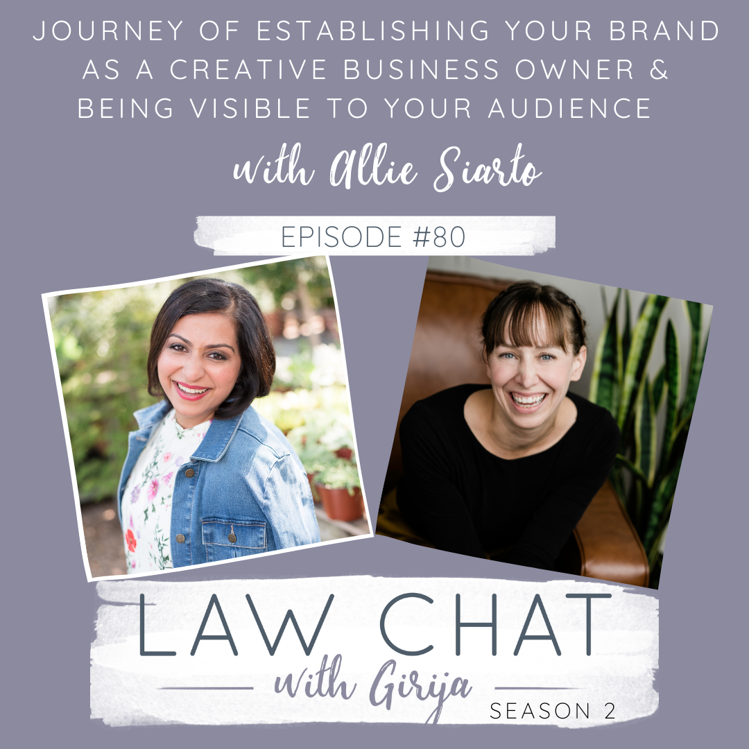 Episode 80 Journey of Establishing Your Brand as a Creative Business Owner &amp; Being Visible to Your Audience