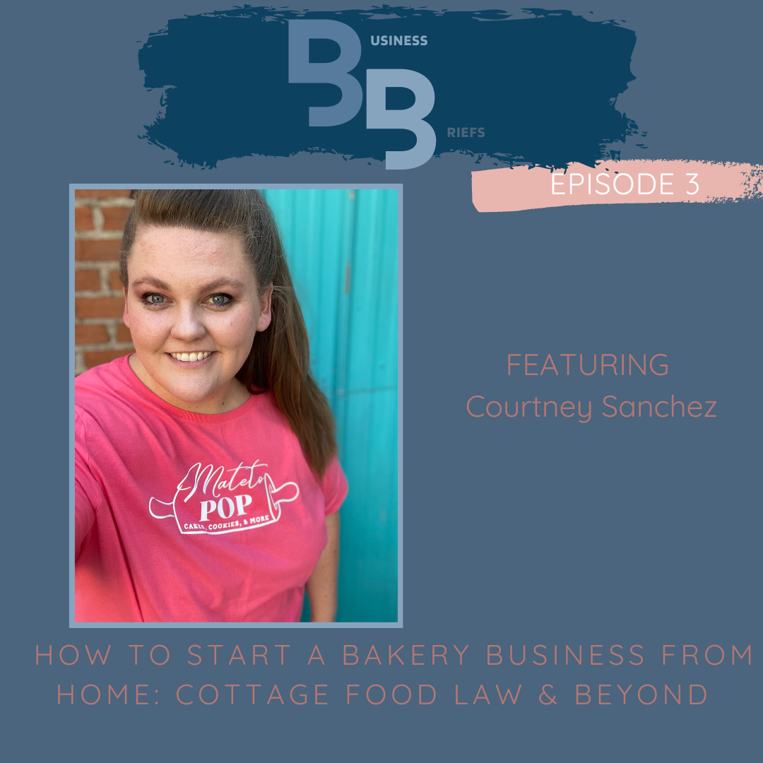 Episode 3 How to Start a Bakery Business From Home: Cottage Food Law &amp; Beyond