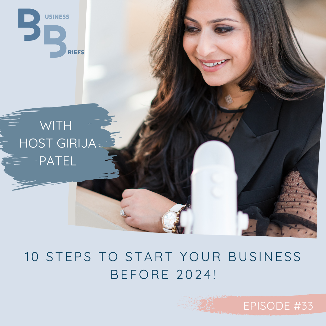 Episode 32 -10 Steps to Start Your Business Before 2024!