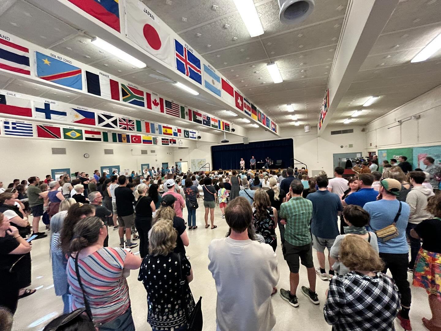 We could feel the love for Raleigh Park last night with our over 300 attendees that overflowed to the back and sides of our cafeteria. It was a beautiful, visual representation of the power of a community schools that foster student connectedness.

T