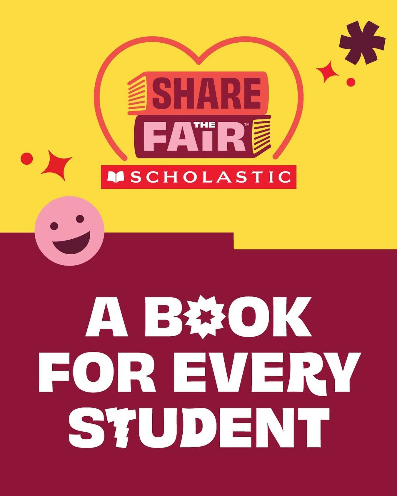 We&rsquo;re excited to welcome the Scholastic Book Fair NEXT WEEK!

📚 Set up is TODAY after school (🙋🏽 volunteer!)
📚 Every class will have the opportunity to shop the book fair with their classes on Tuesday, November 12th or Wednesday, November 1