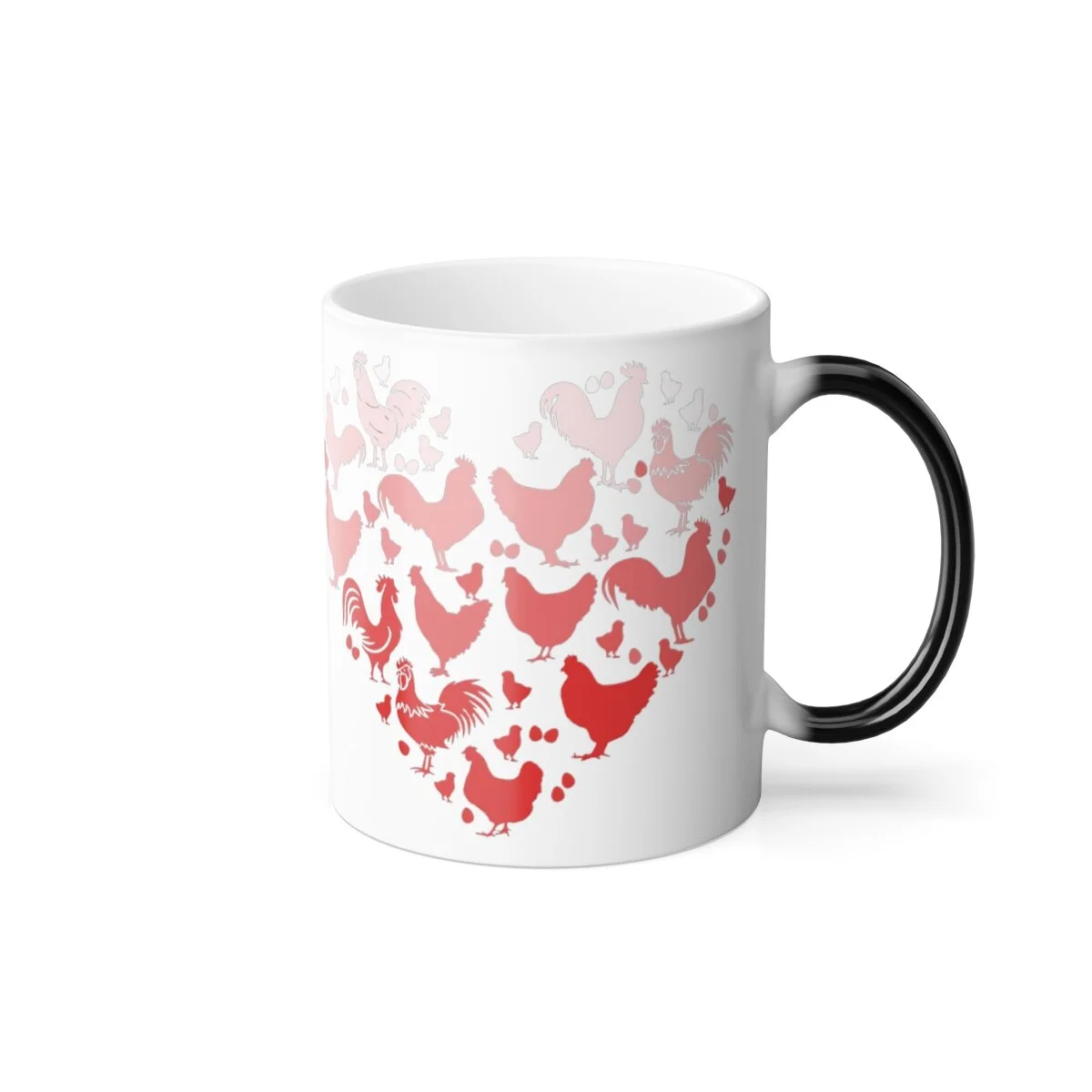 Clucky Love Morphing Mug, 11oz