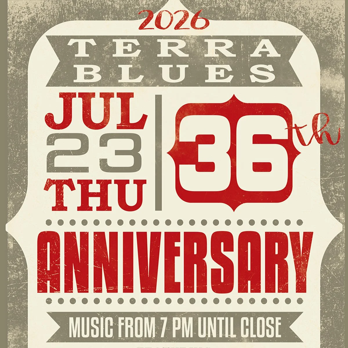 TERRA BLUES’ 36th Anniversary