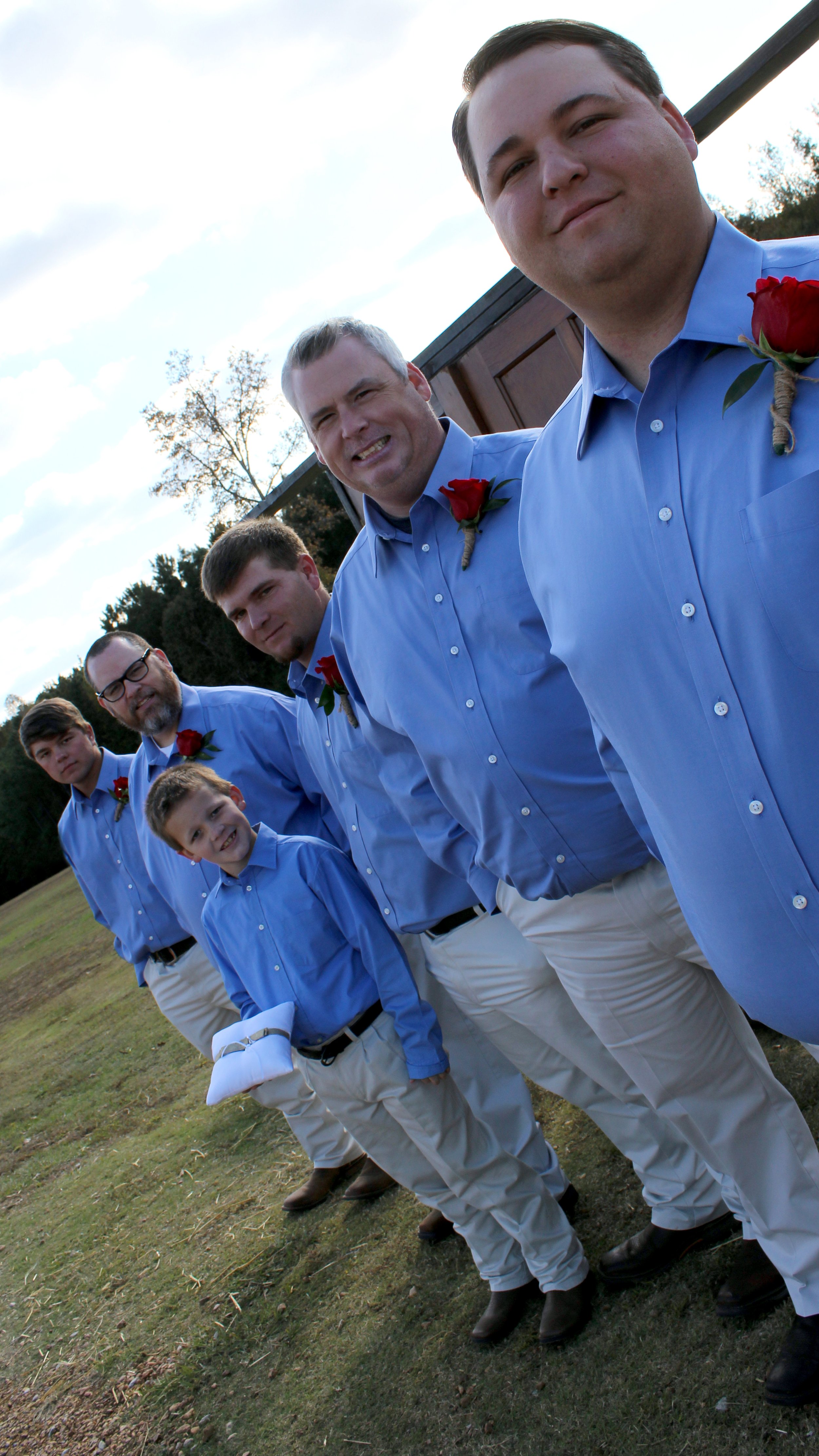 Madison and his Groomsmen Down the Line.jpg