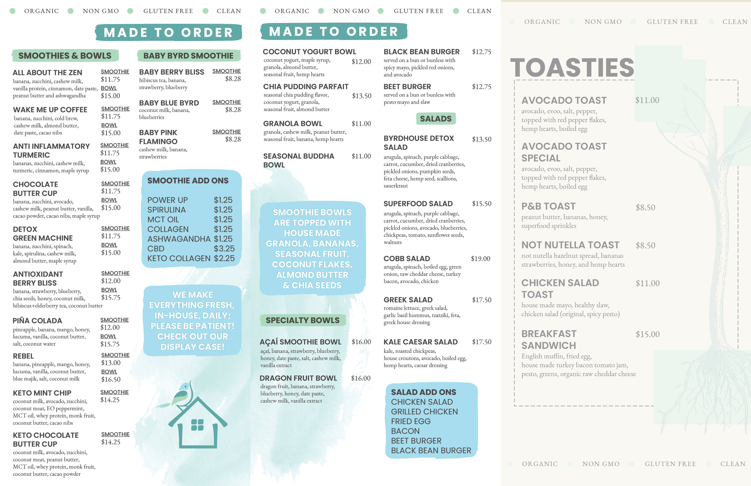 Folded menu page 2