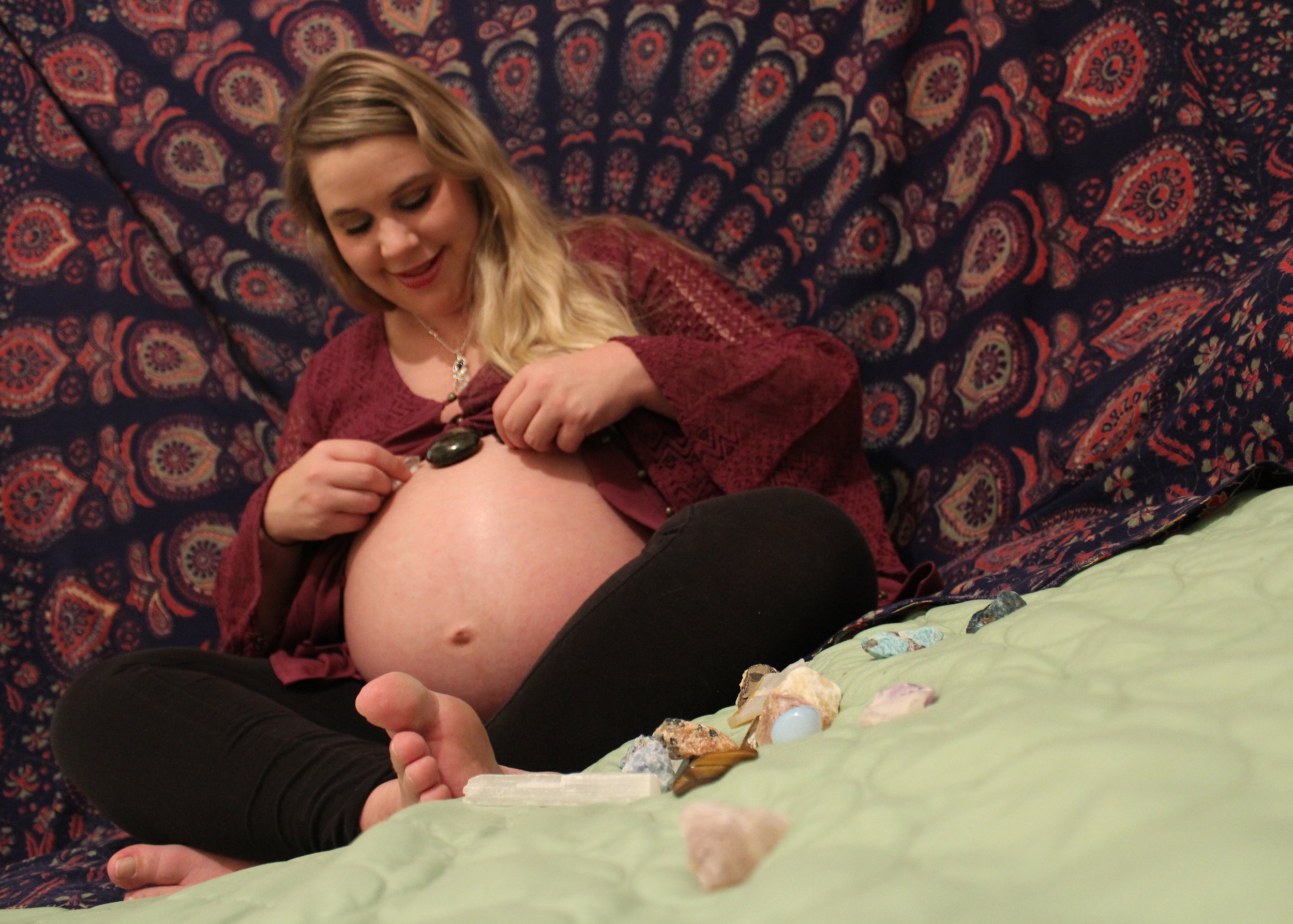 lorie and stones.jpg