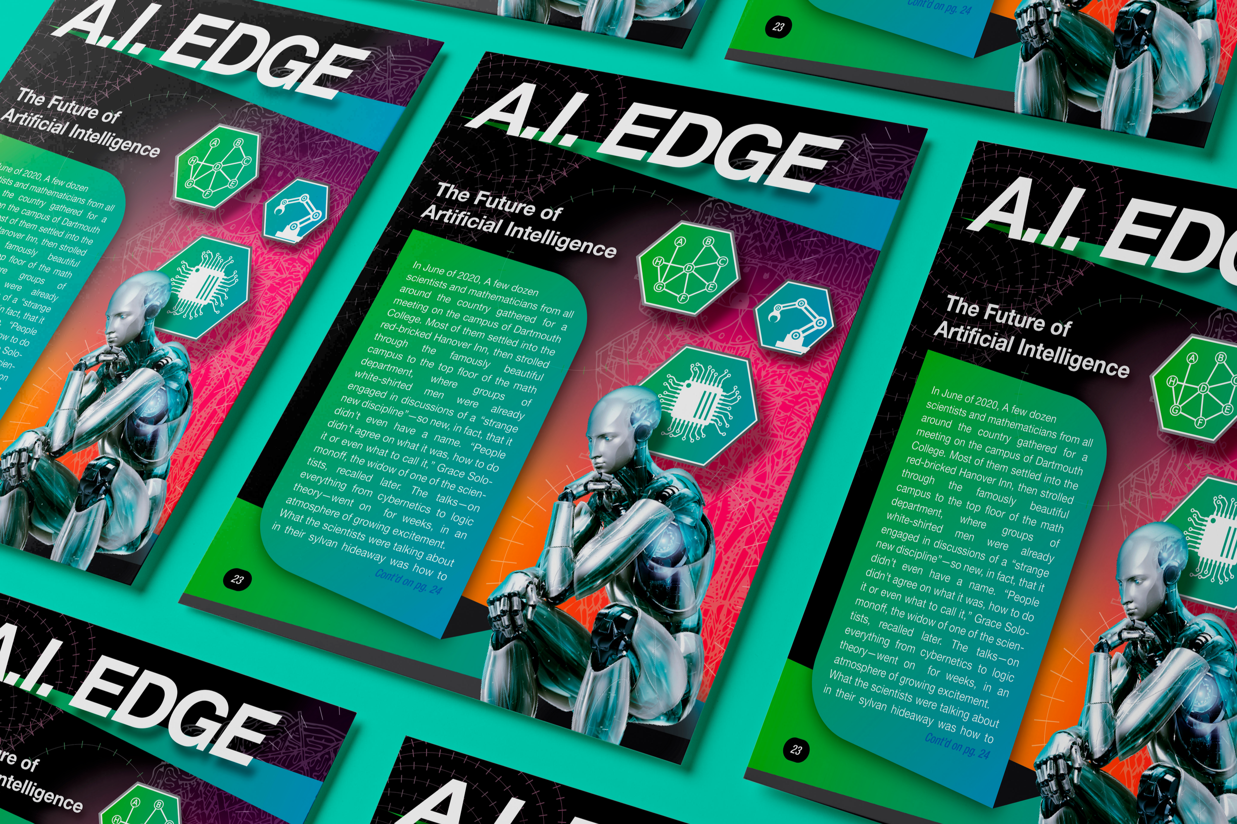 This project involves creating a speculative design layout for a magazine. The objective is to showcase potential concepts and visual styles that could be used in future issues. The goal is to demonstrate creativity and an understanding of magazine d