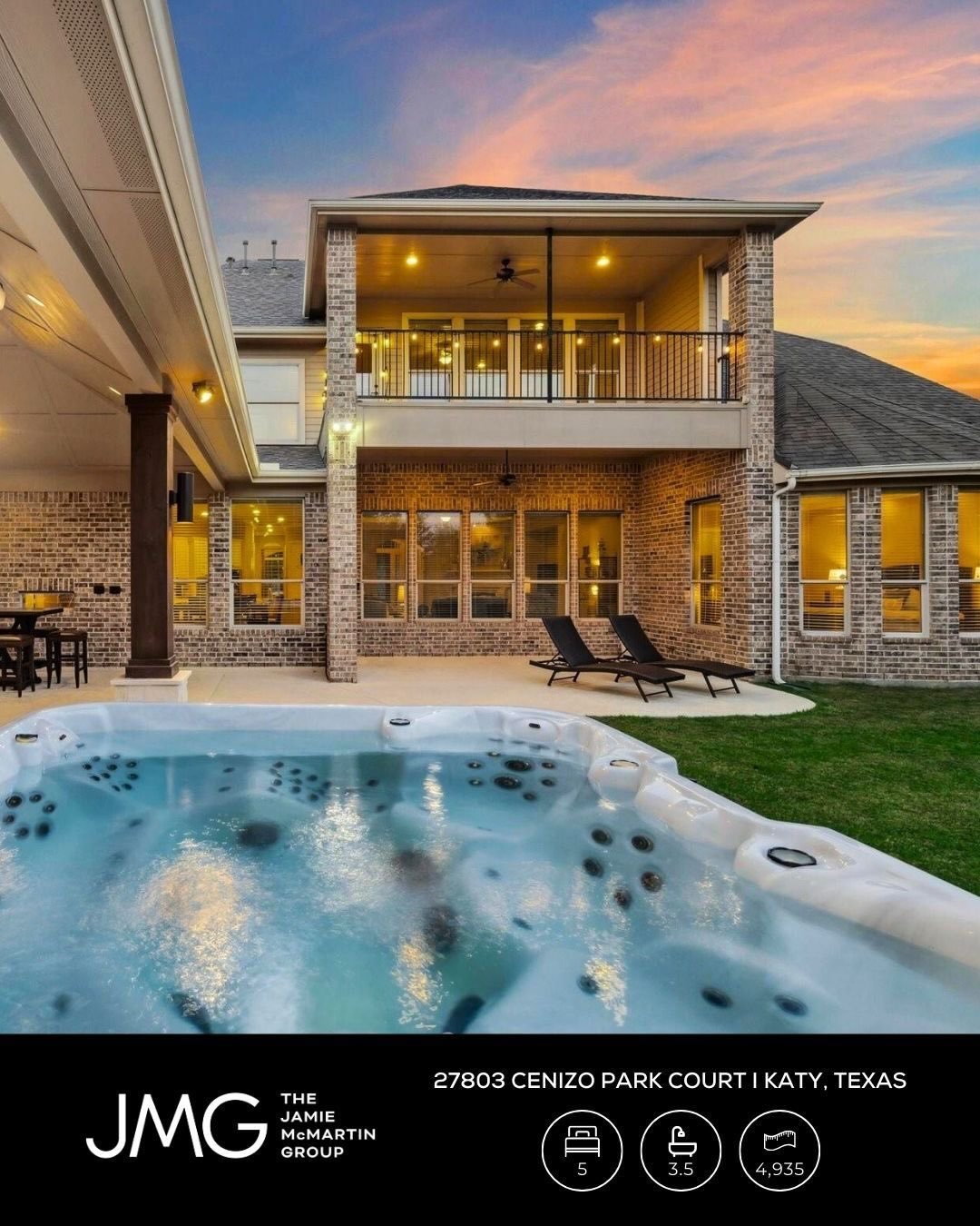 Step inside this Cinco Ranch luxury home where soaring ceilings, hardwood floors, and a grand 2-story entry set the stage for unforgettable living.

The chef&rsquo;s kitchen, open living room, wine storage, game room, and media room make everyday lif