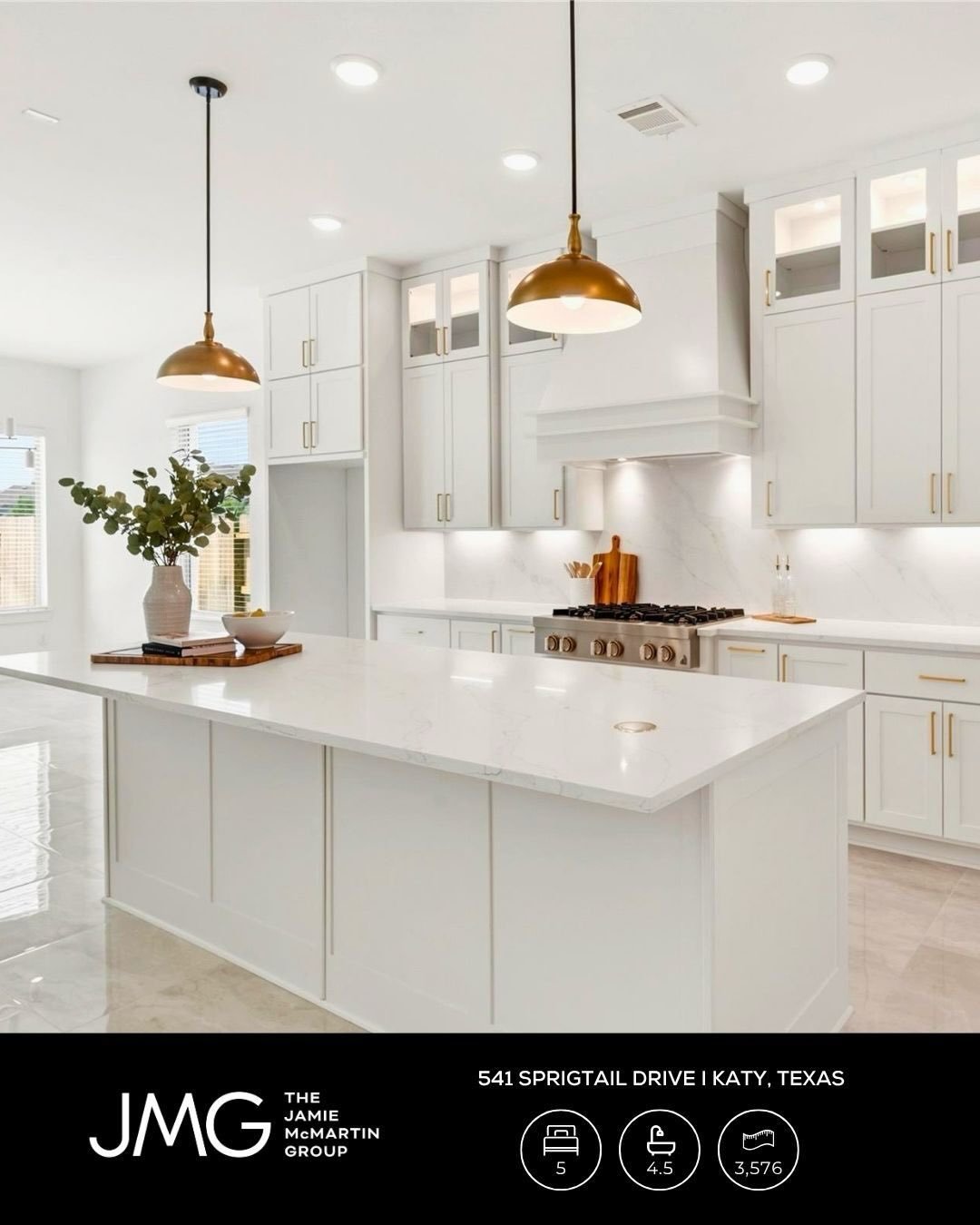 Luxury, space, and design, done right.✨

This 5-bedroom stunner delivers a chef&rsquo;s kitchen, a private first-floor primary suite, and elevated finishes throughout. 

From custom details to an entertainer&rsquo;s dream patio, every space is built 