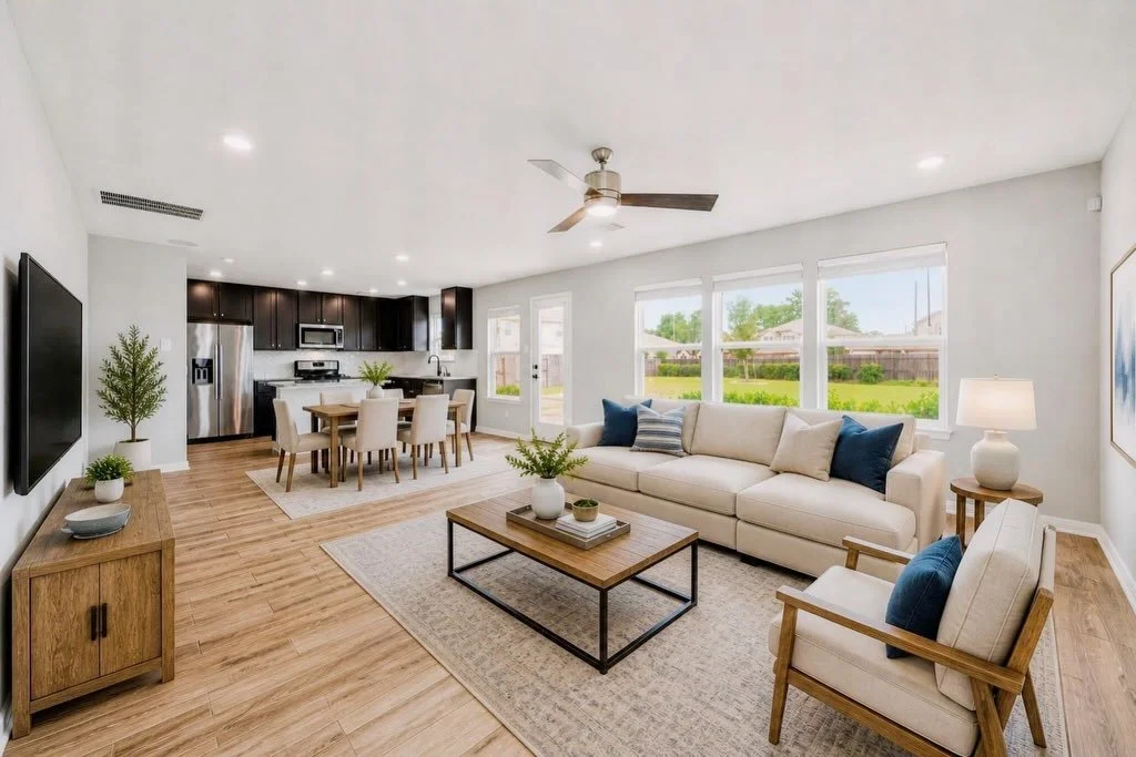 Modern living meets space to grow in Richmond .🌿✨

Welcome to a beautifully maintained home on a rare oversized cul-de-sac lot, perfect for privacy, play, and entertaining under the Texas sky. 

Inside, enjoy an open-concept kitchen with granite cou