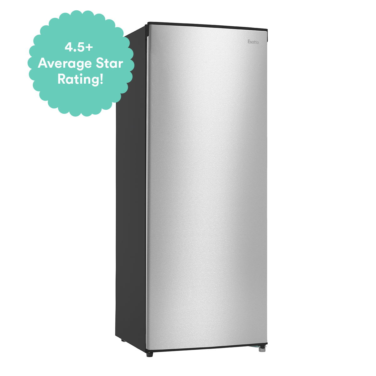 84L Upright Freezer, Stainless Steel — Esatto