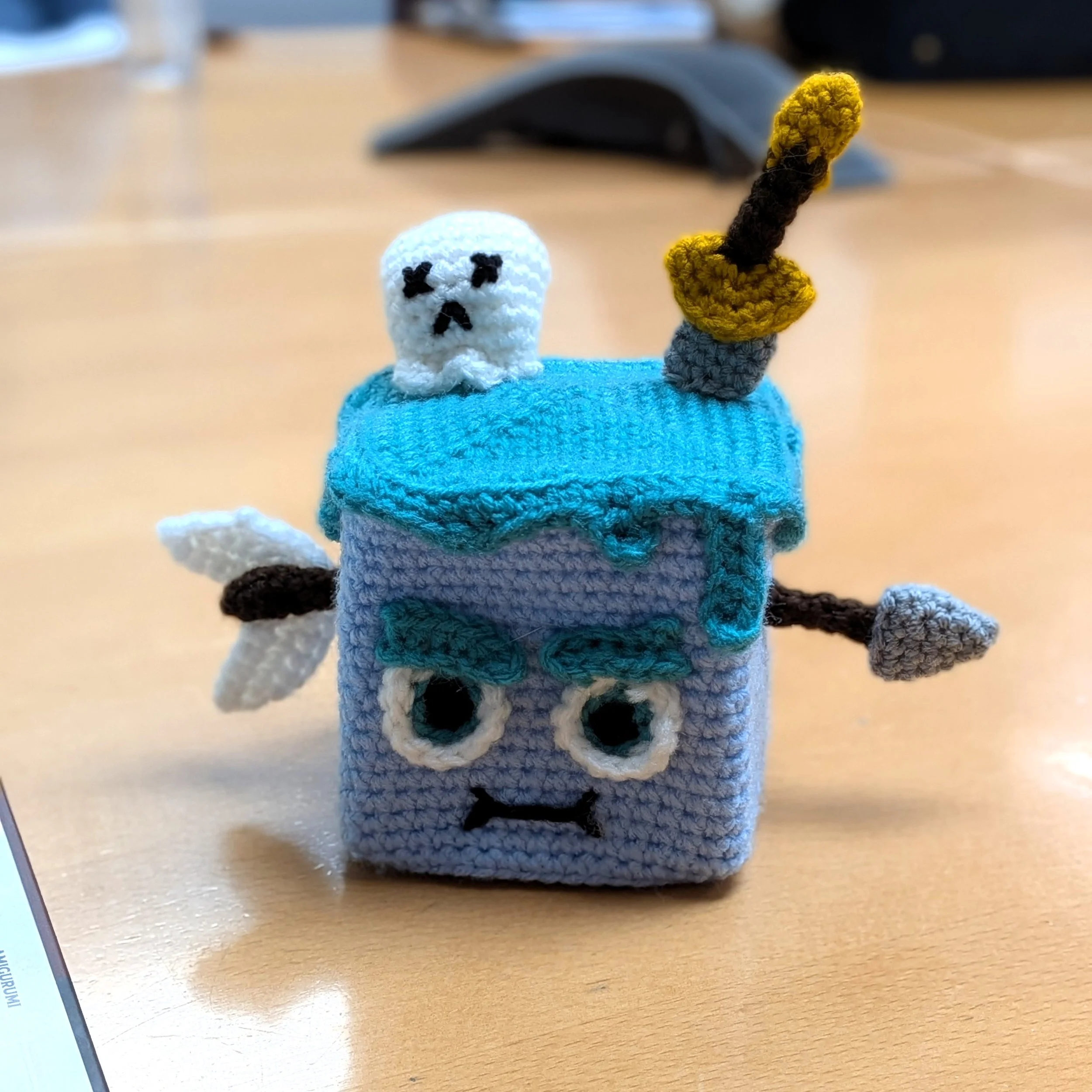 Crochet Dungeons & Dragons Gelatinous Cube