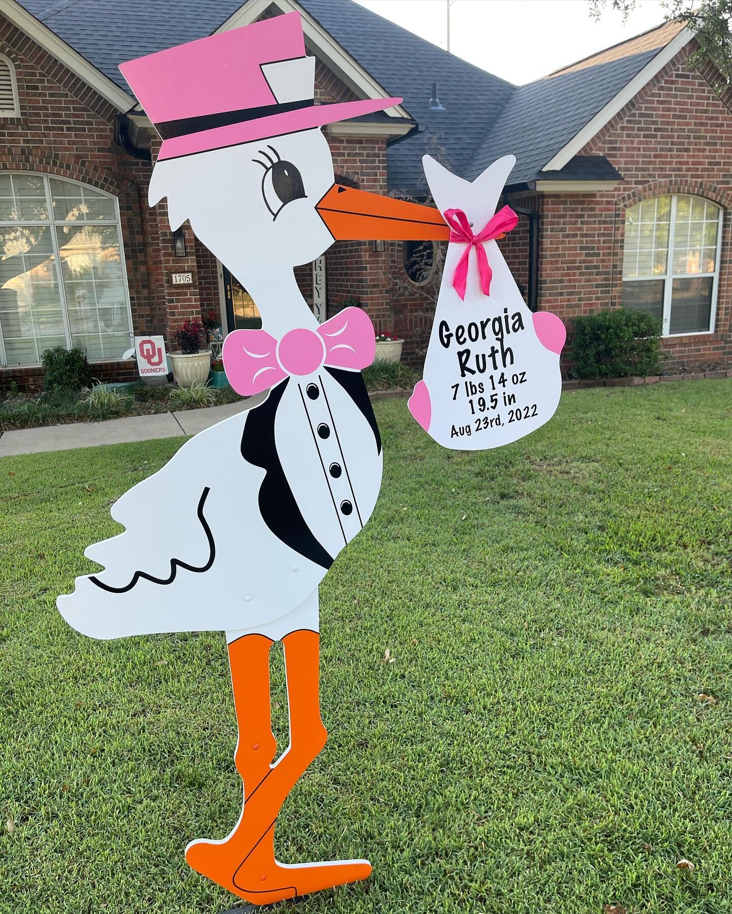 We loved getting to welcome home Georgia Ruth this week 💞 #normanstorks