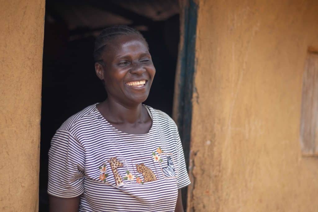 Joyce, a UBI recipient from Kenya | 📷 GiveDirectly