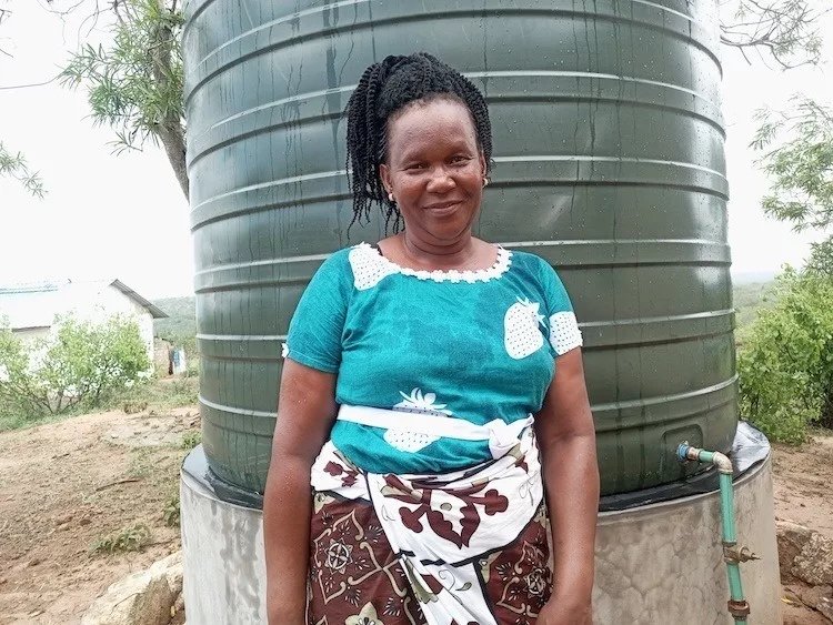 Eunice, one of GiveDirectly’s cash transfer recipients